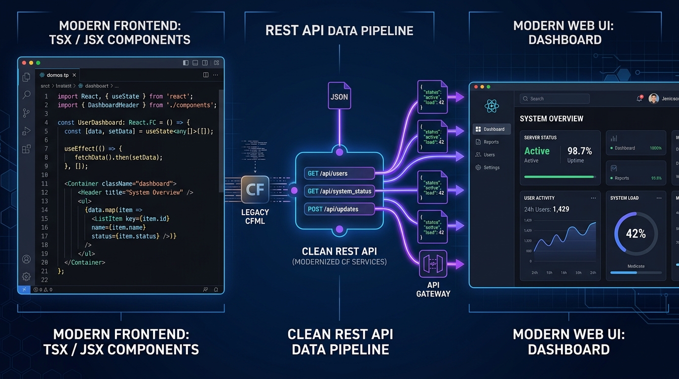 ColdFusion and React Architecture